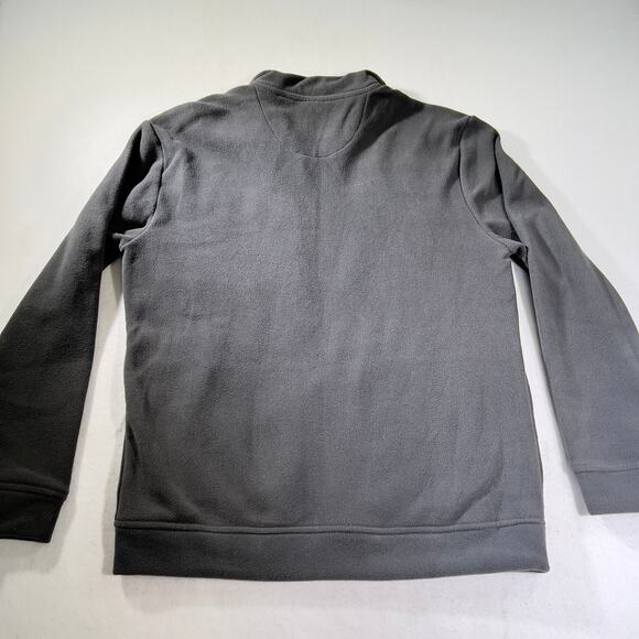 Kenneth Cole New York Fleece Full Zip Jacket Men's Large Black Contrast Puffer - Picture 3 of 14